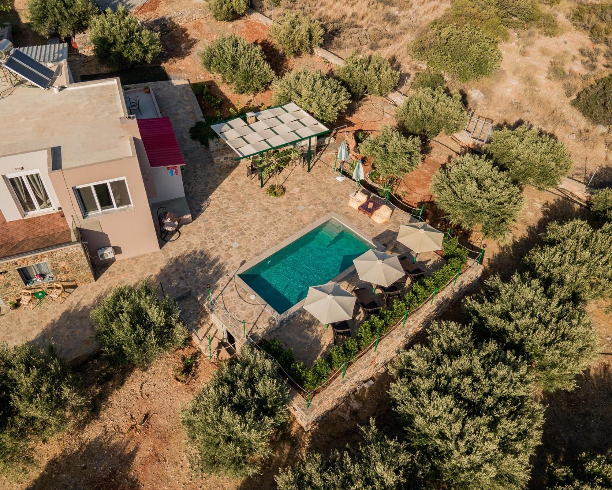 Villa Aktis With Freshwater Pool And Sea View Sissi Eksteriør billede