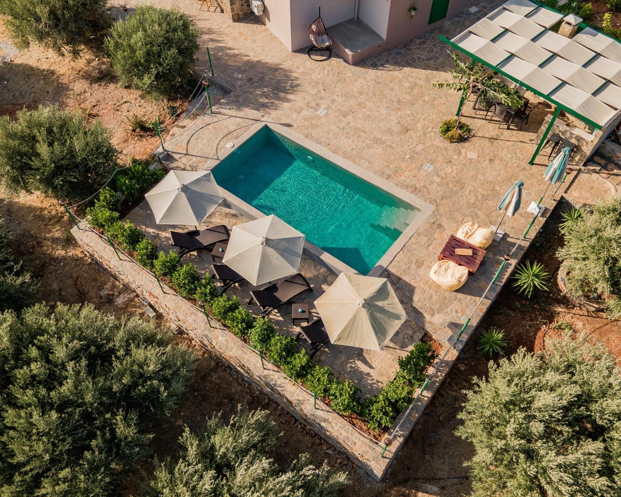 Villa Aktis With Freshwater Pool And Sea View Sissi Eksteriør billede