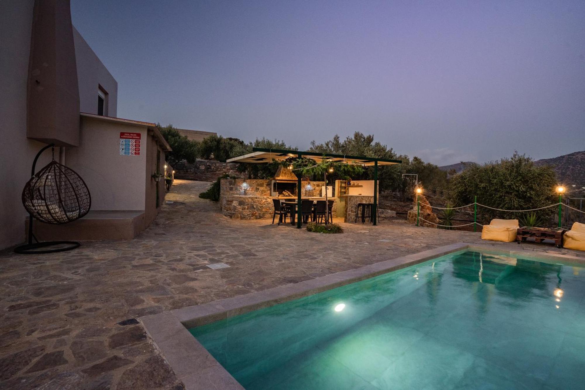 Villa Aktis With Freshwater Pool And Sea View Sissi Eksteriør billede