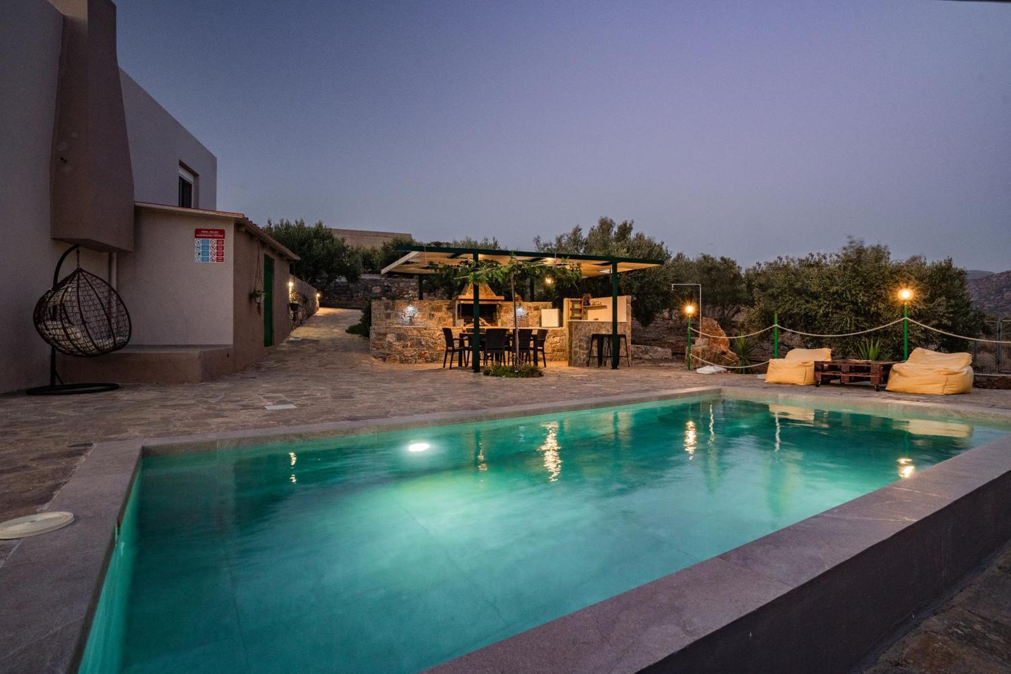 Villa Aktis With Freshwater Pool And Sea View Sissi Eksteriør billede
