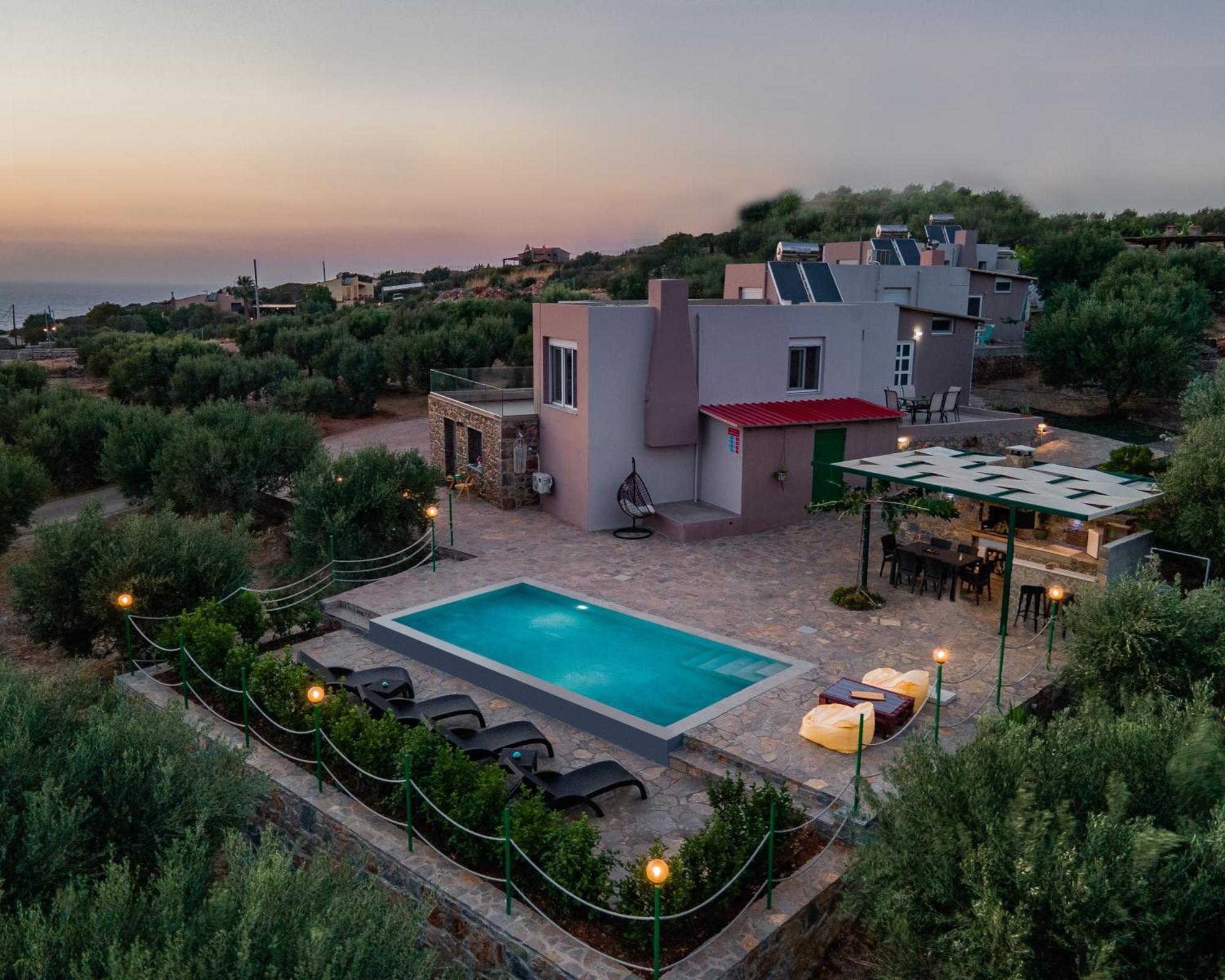 Villa Aktis With Freshwater Pool And Sea View Sissi Eksteriør billede